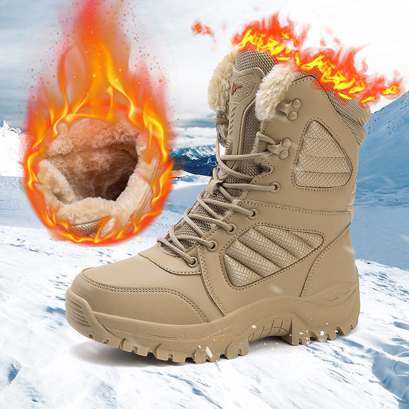 Snow Boots Men's Ski Insulation Cotton Shoes Waterproof And Cold-proof